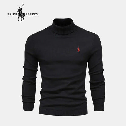 RL Men's Turtleneck Sweater (Clearance) Ralph Lauren Aurev Black S 