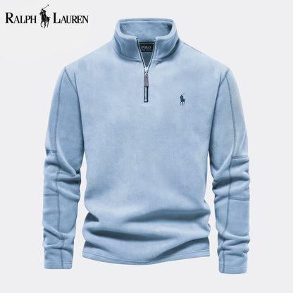 RL Prestige Cable-Knit Wool Knit Sweater Ralph Lauren Luxvian Light Blue S 