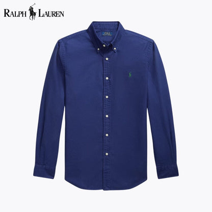 RL Slim Fit Garment-Dyed Oxford Shirt Ralph Lauren Luxvian Freshwater S 