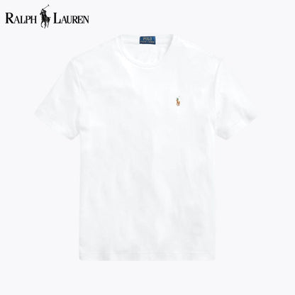 RL Soft Cotton Crewneck T-Shirt Ralph Lauren Aurev White S 