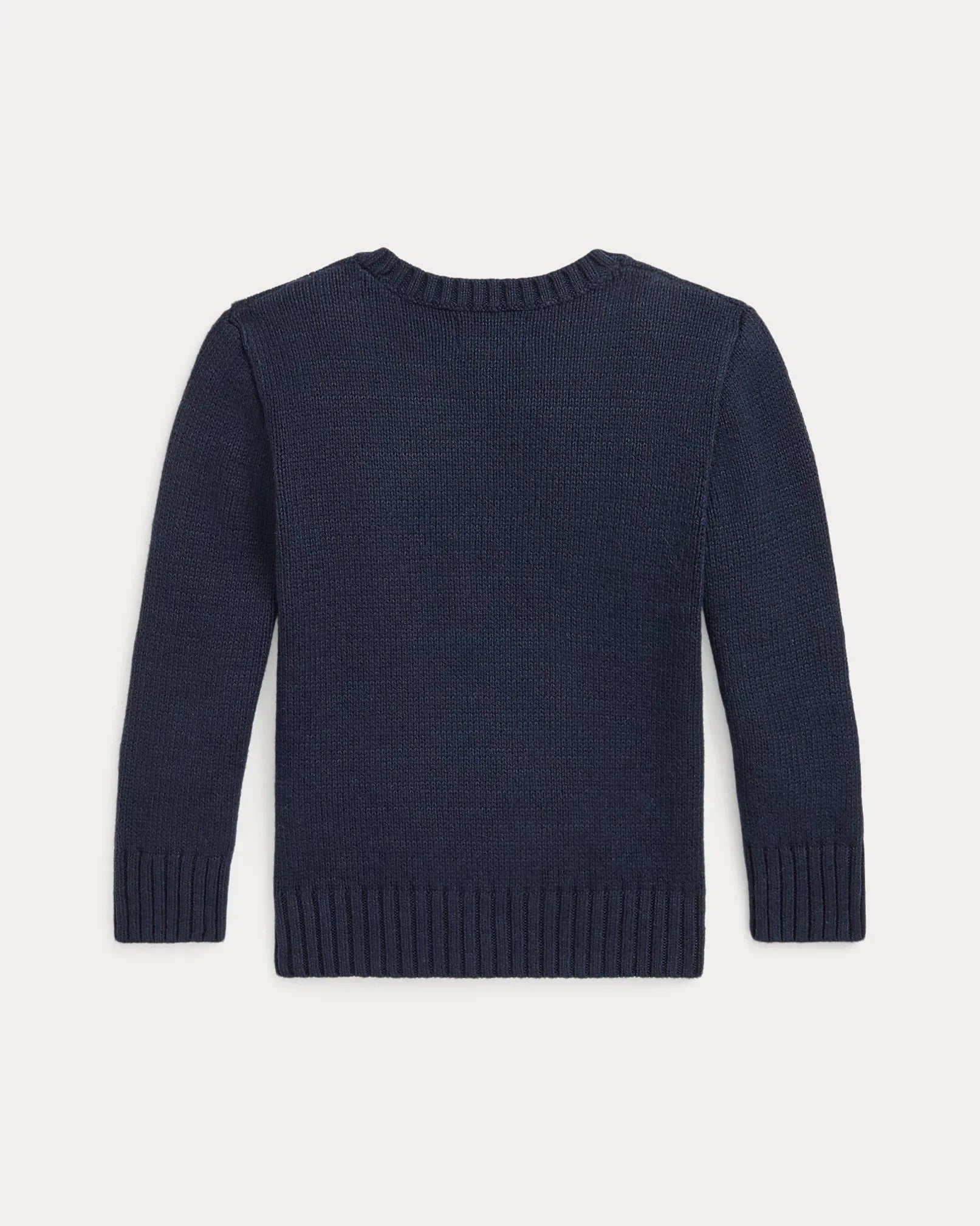 RL Sweater | Polo Bear Cotton Sweater Hunter Navy Ralph Lauren Luxvian 