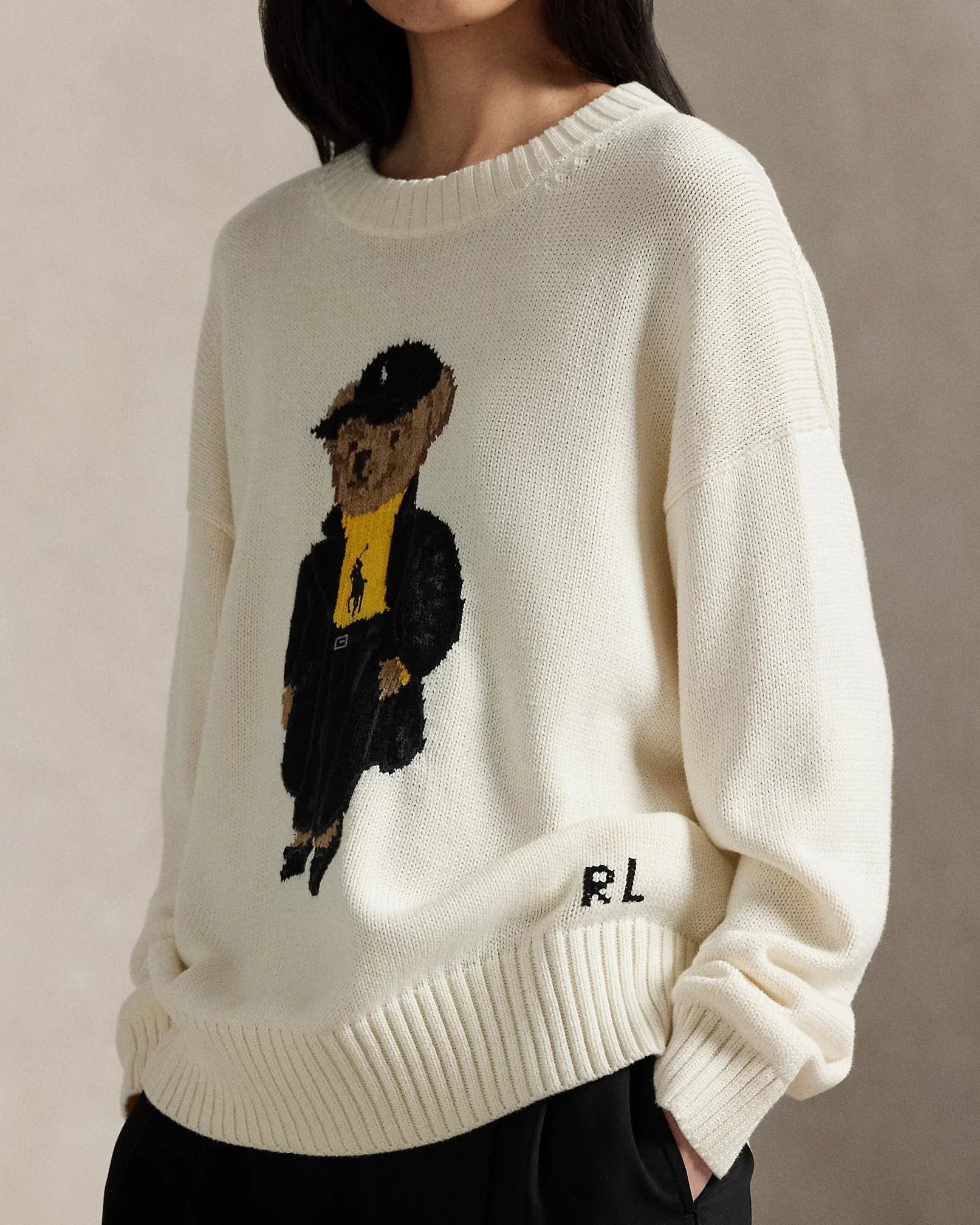 RL Sweater | Polo Bear Cotton Sweater Ralph Lauren Luxvian 