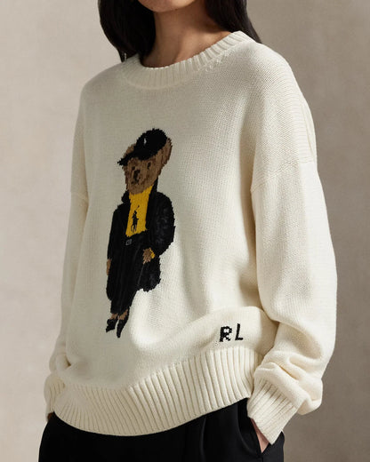 RL Sweater | Polo Bear Cotton Sweater Ralph Lauren Luxvian 