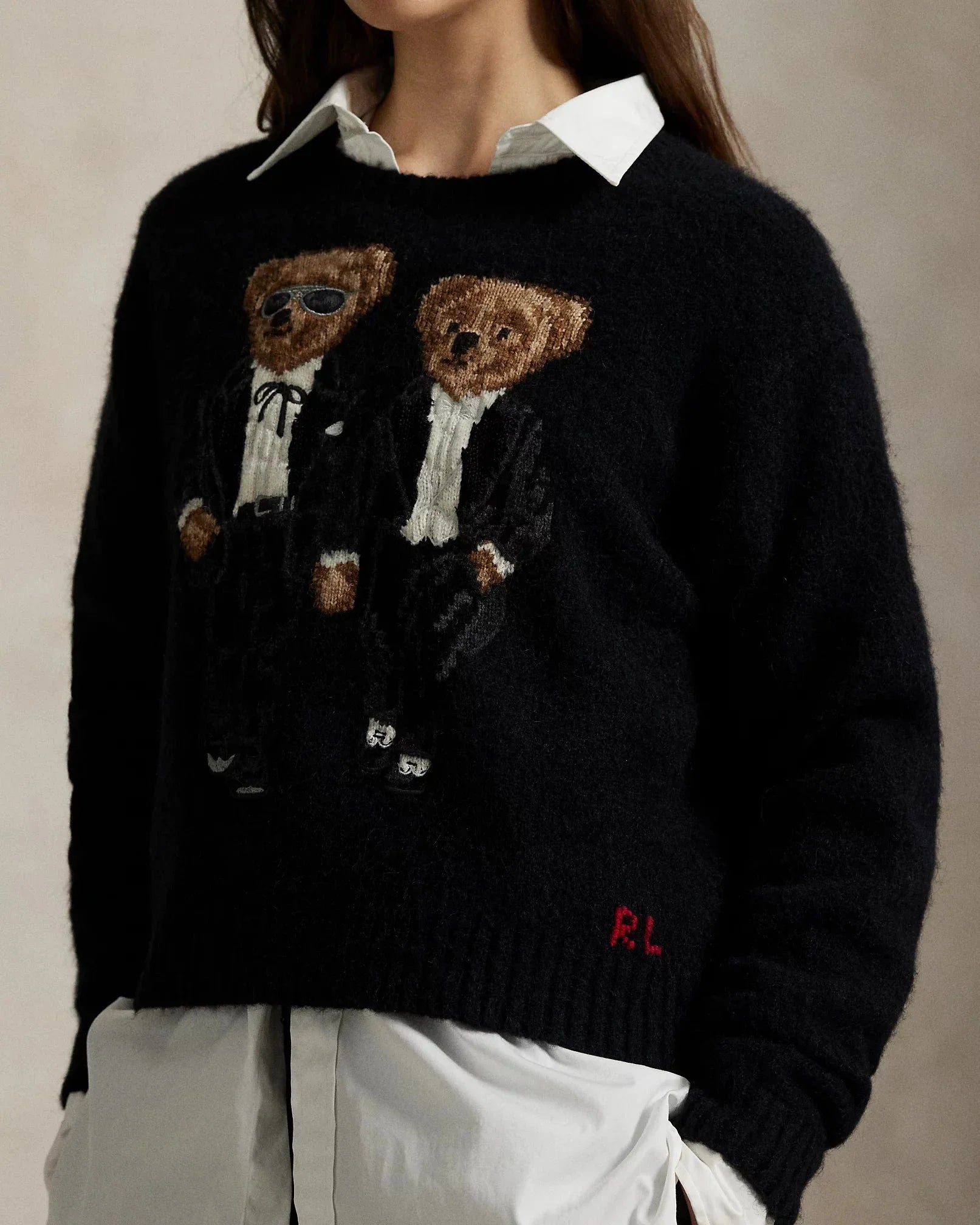 RL Sweater | Polo Bear Cotton Sweater Ralph Lauren Luxvian 