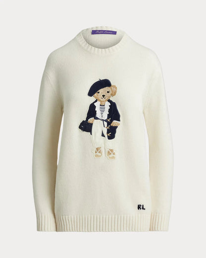 RL Sweater | Pre-Spring Polo Bear Cashmere Sweater Ralph Lauren Luxvian 