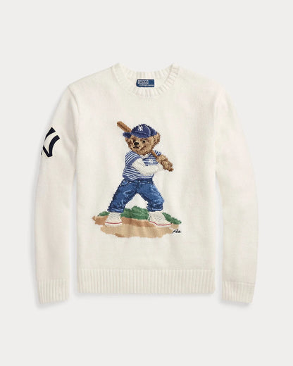 RL Sweater | Yankees Polo Bear Sweater Ralph Lauren Luxvian 