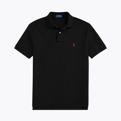 RL The Iconic Mesh Polo Shirt Ralph Lauren Luxvian Black/Red S 