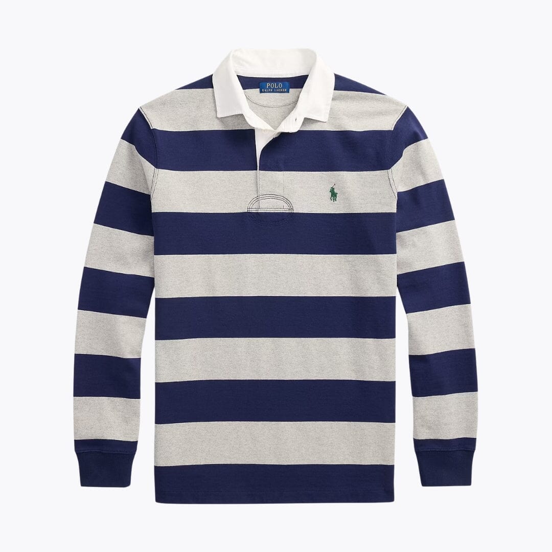RL The Iconic Rugby Shirt Ralph Lauren Luxvian Newport Navy/Grey S 