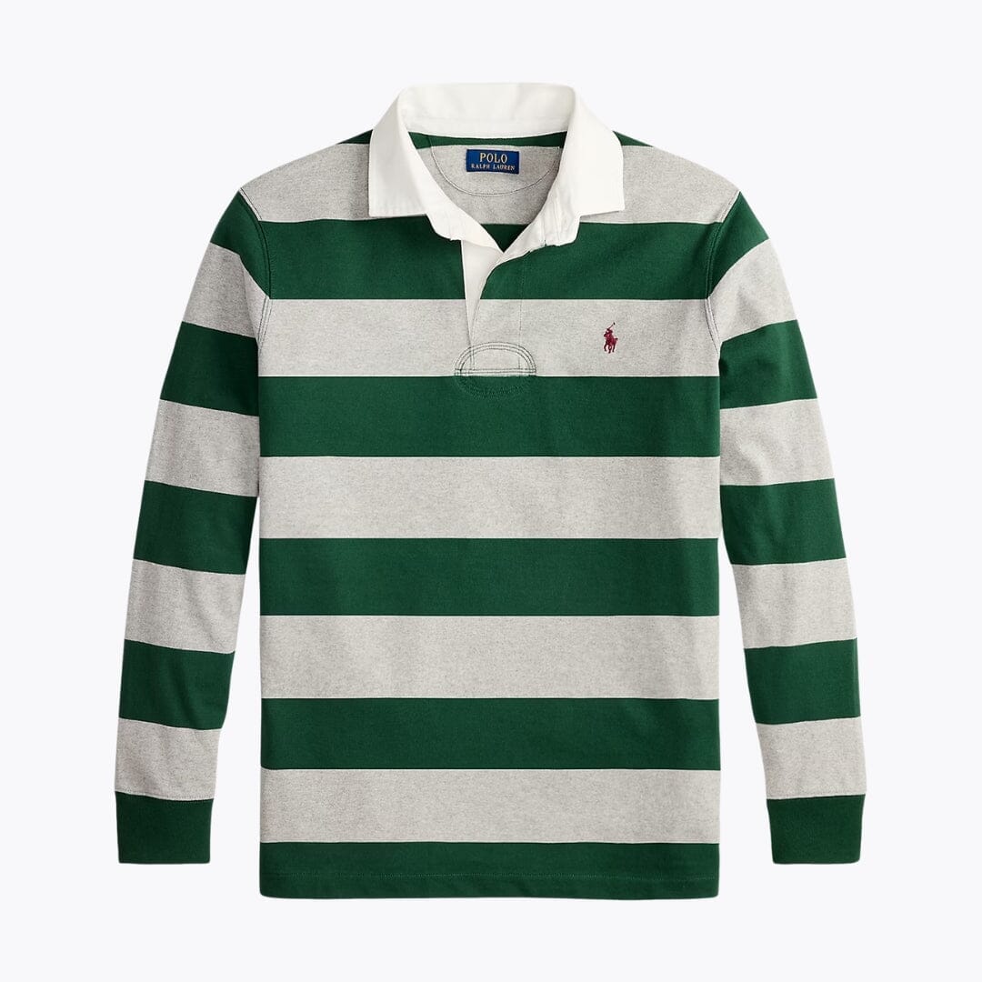 RL The Iconic Rugby Shirt Ralph Lauren Luxvian Vintage Pine/Heather S 