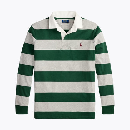 RL The Iconic Rugby Shirt Ralph Lauren Luxvian Vintage Pine/Heather S 