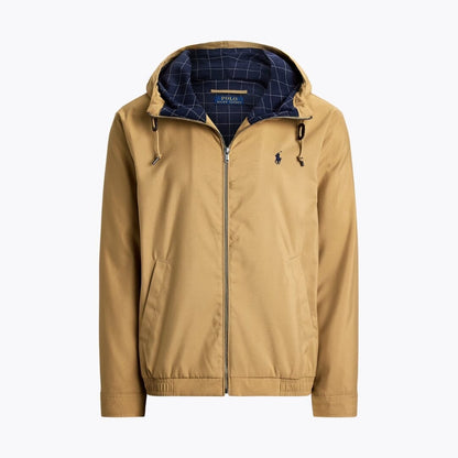 RL Twill Hooded Jacket Ralph Lauren Luxvian Camel S 