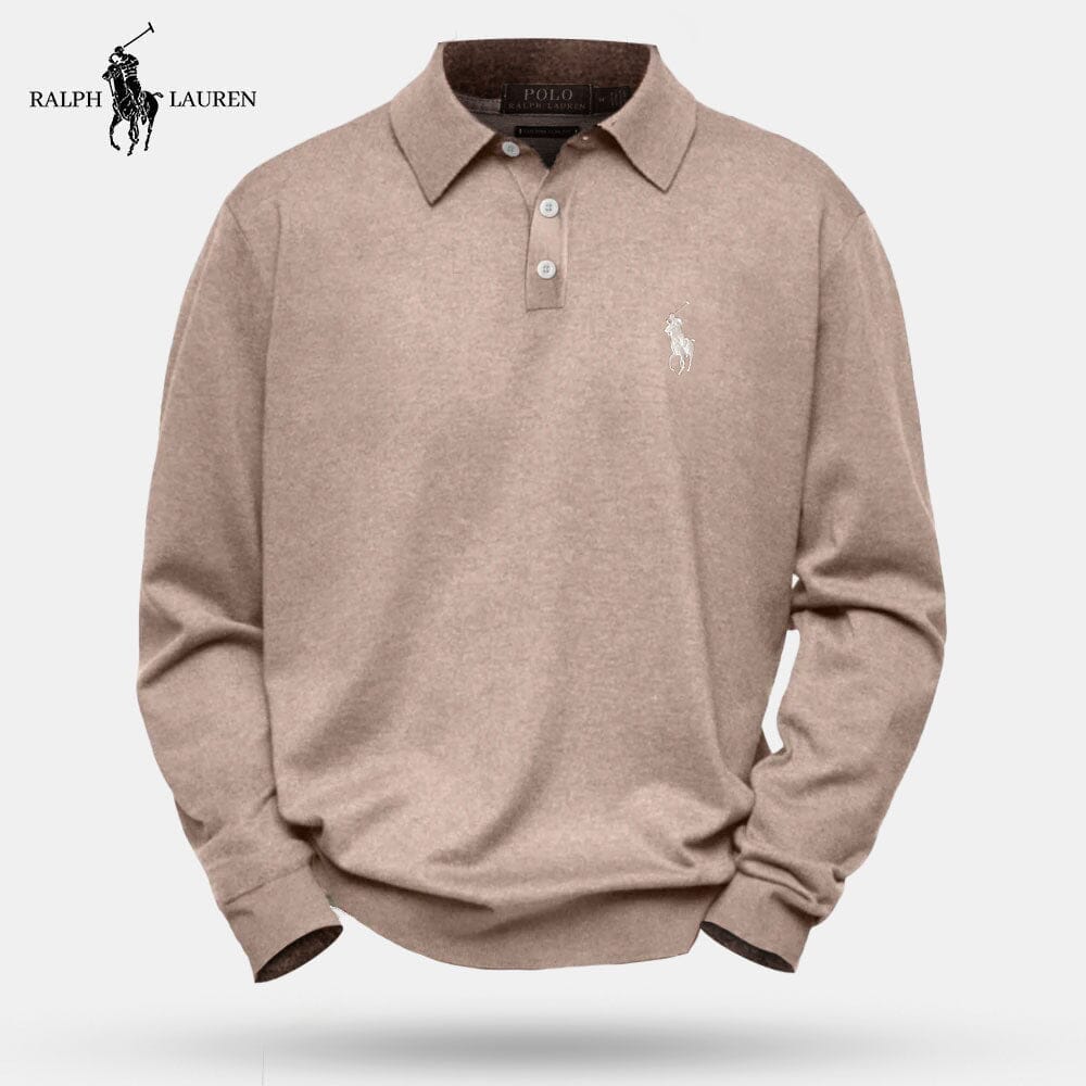 RL Victor | Men's Polo Shirt Ralph Lauren Luxvian Beige S 