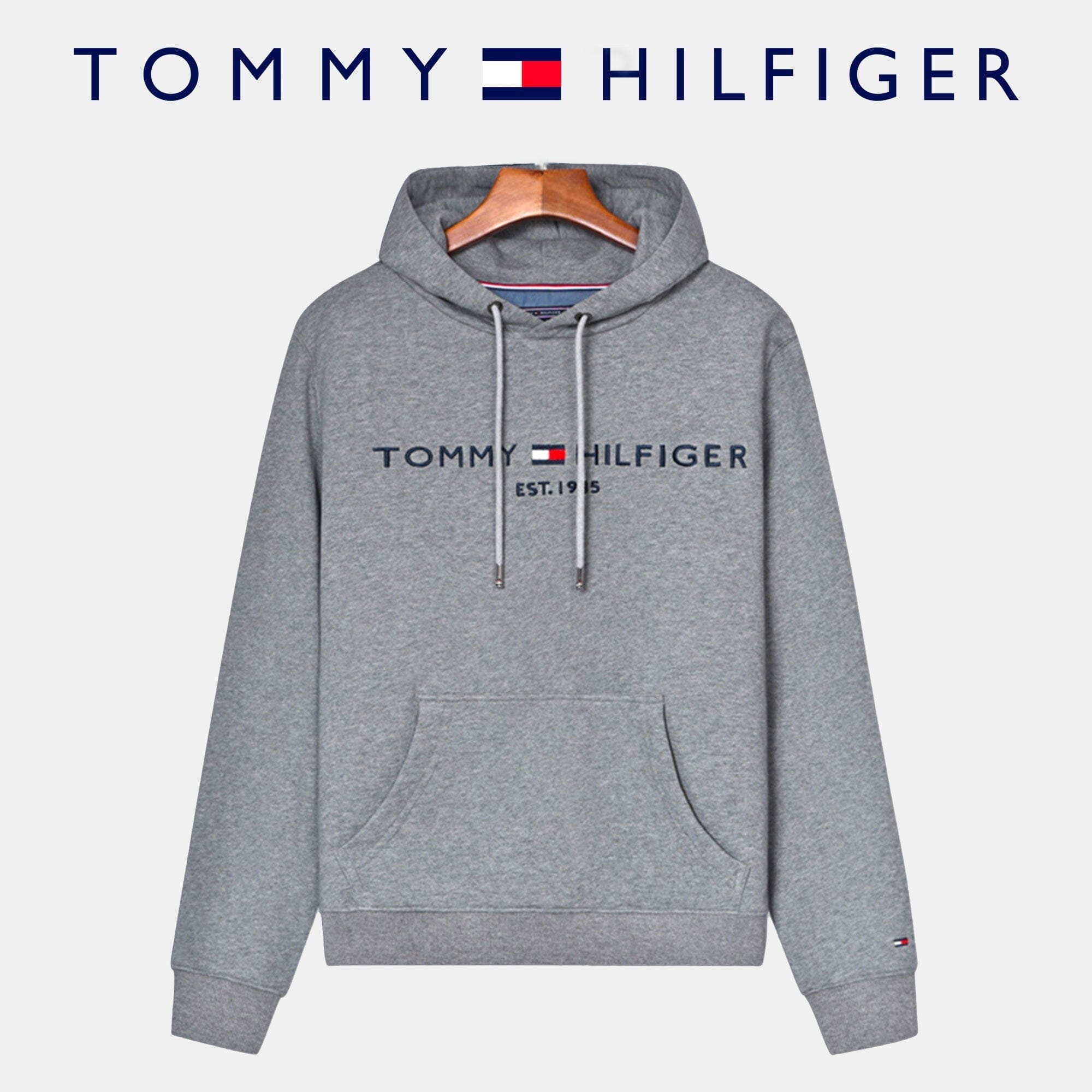 TH Men's Hoodie (Clearance) Tommy Hilfiger Aurev Light gray M 