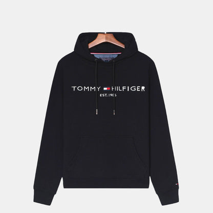 TH Premium Cotton Hoodie Tommy Hilfiger Luxvian Black S 