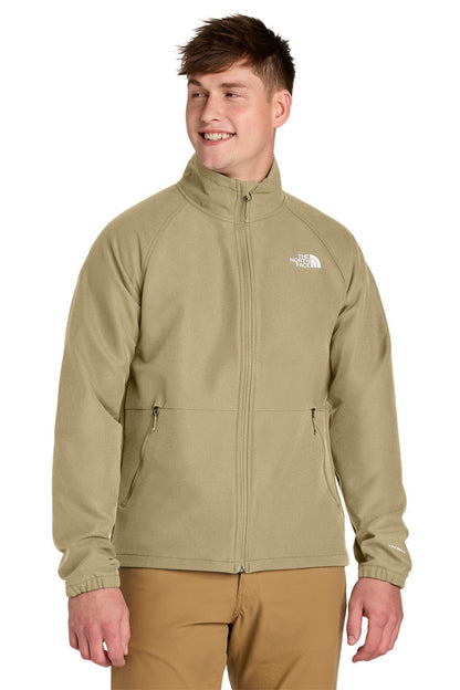 TNF Barr Lake Soft Shell Jacket The North Face Luxvian Khaki Stone Dark Heather S 